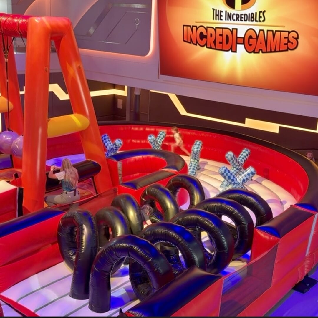 The Incredigames obstacle course
